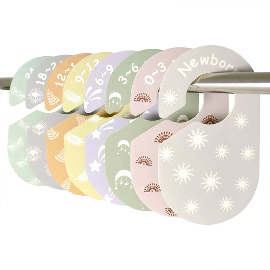Set of 8 nursery closet dividers