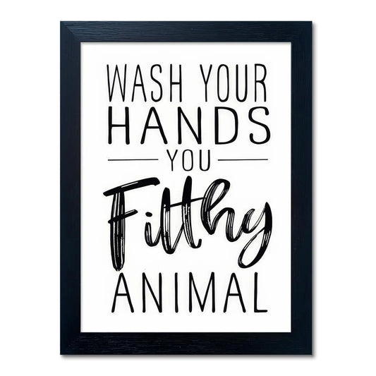 Black & White Bathroom Wall Art
